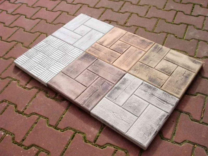Betonové dlaždice se vzorem