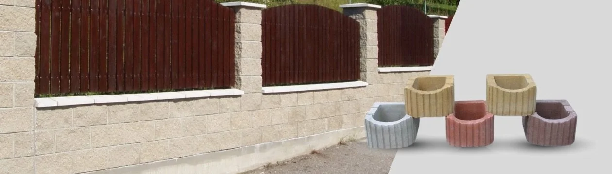 Betonové tvárnice a cihly