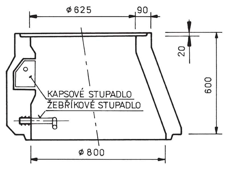 Tloušťka stěny 90 mm