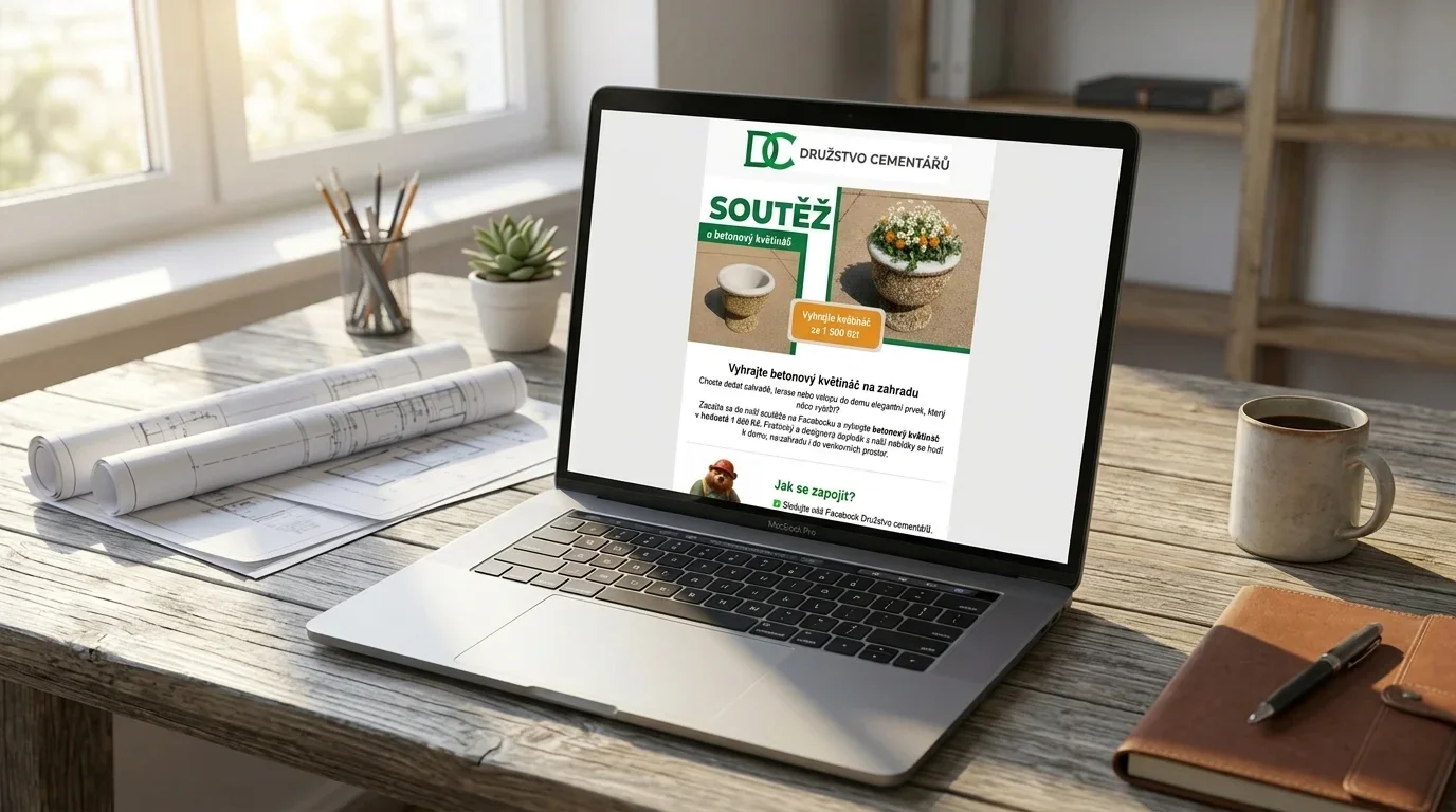 pohled na newsletter k soutěži