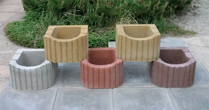 Betonové svahové tvárnice